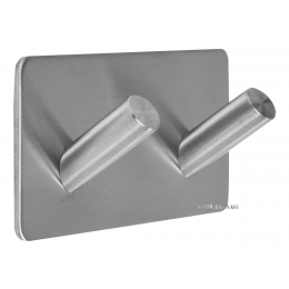 Гачок подвійний косий на двосторонньому скотчі FALA 45 х 90 х 25 мм