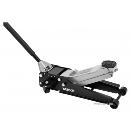 Домкрат гідравлічний підкатний низькопрофільний YATO 2.5 т 85-520 мм