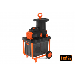 Подрібнювач садибний Black+Decker 2800 Вт для гілок Ø45 мм