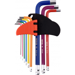 Ключі шестигранні Г-подібні з кулькою YATO М1.5-10 мм