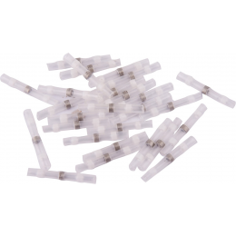 Кембрики термоусадні при t≤ 105°C з припоєм YATO, прозорі, для провідників 0.25- 0.34 мм², 100 шт