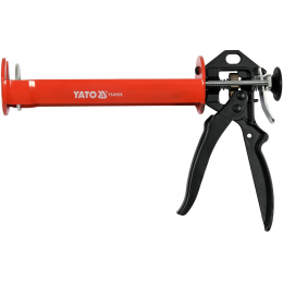 Пістолет для нанесення густих мас YATO : півкруглий, L= 225 мм, W= 60 мм