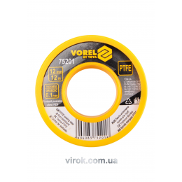 Фум-стрічка тефлонова VOREL 12 x 0.1 x 12 м