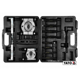 Знімач універсальний і два розділювачі YATO 35-130 мм до Ø60/75 мм 14 шт + кейс