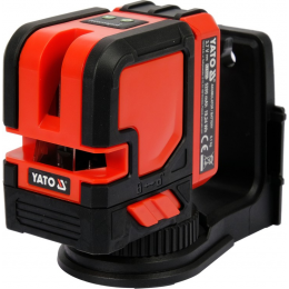 Нівелір лазерний самонівелюючий YATO : точність- ±3 мм/ 10 м, верт./гориз. промені