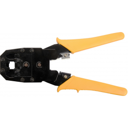 Кліщі для затискання телефонних і мережевих штепселів VOREL: L= 195 мм, RJ45 RJ10 RJ11