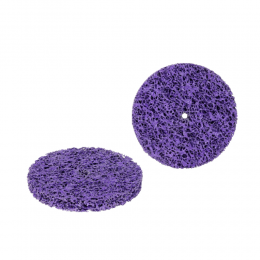 Круг зачистной из нетканого абразива (коралл) Ø125мм без держателя фиолетовый жесткий SIGMA (9175681)