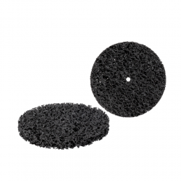 Круг зачистной из нетканого абразива (коралл) Ø125мм без держателя черный мягкий SIGMA (9175841)