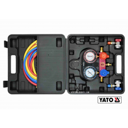 Набір для обслуговування кондиціонерів авто YATO для групи R-134A 6 шт