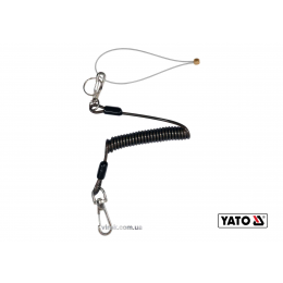 Мотузка стяжна для збереження інструментів YATO 1.5 мм x 52-170 мм 3 кг + 2 карабіни