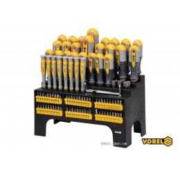 Набір викруток і викруткових насадок VOREL Cr-V 100 шт