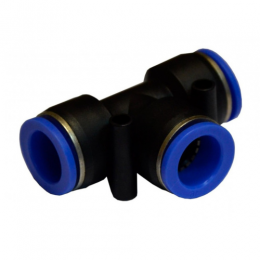 Соединение цанговое для полиуретановых шлангов PU/PR (Т-обр. шланг)  8*8*6мм AIRKRAFT SPE08-06