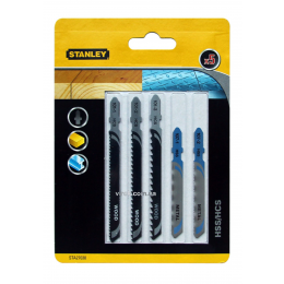 Набір полотен для електролобзика STANLEY хвост Т 5 шт