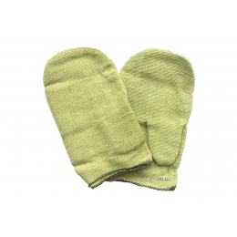 Рукавиці робочі однопалі брезентові з брезентовим надолонником,вогнетривке покриття