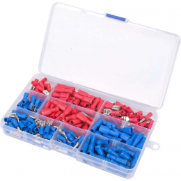 Набір електричних роз'ємів з ізоляцією і клем YATO : 240 шт, в футлярі