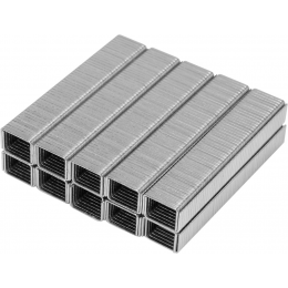 Скоби до степлера YATO YT-70020 i YT-70021, : h= 10 мм, b= 11.3 мм, t= 1.2х 0,52 мм, уп. 1000 шт.