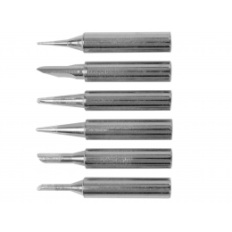 Жала до паяльників різної форми тип 900М YATO, тримач Ø= 4,5/ 6 мм, компл. 6 шт