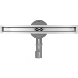 Трап підлоговий лінійний з нержавіючої сталі FALA SLIM; 70х 3х 7 см, сифон- 56 мм