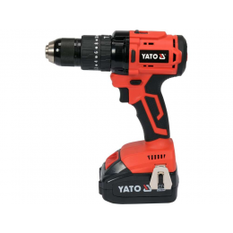 Шуруповерт-дриль безщітков. акумул. Li-Ion YATO: U= 18 В, 3АГод, крутн.мом.- 75 Нм, патр Ø=1.5-13 мм