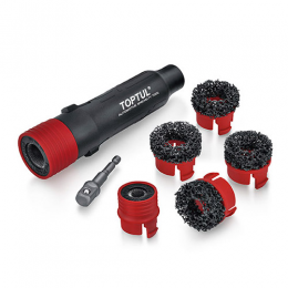 8PCS Wheel Stud &Hub Cleaning   Tool Set  Tray+Color Box  JLBS0115,0214,0222  JLBS0314*2,0322*2   FPKA0816
