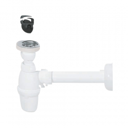 Сифон для раковины с пробкой на цепочке 1¼