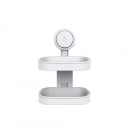 Мыльница на вакуумной присоске двойная s42 142×111×201мм AQUATICA (9784290)