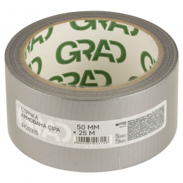 Лента армированная серая 50мм×25м GRAD (8420315)