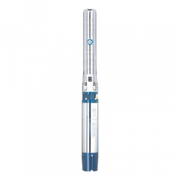 Насос центробежный 380В 22кВт H 250(168)м Q 700(500)л/мин Ø145мм колеса нерж сталь+пульт (ИЗ 3х ЧАСТЕЙ) DONGYIN 6SP30-22 (7777333)