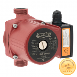 Насос циркуляционный 245Вт Hmax 8м Qmax 200л/мин Ø1½